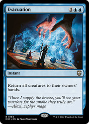 Evacuation\nModern Horizons 3 Commander\nSingle\nMagic The Gathering
