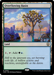 Overflowing Basin\nModern Horizons 3 Commander\nSingle\nMagic The Gathering