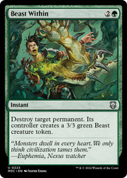 Beast Within\nModern Horizons 3 Commander\nSingle\nMagic The Gathering