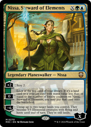 Nissa, Steward of Elements\nModern Horizons 3 Commander\nSingle\nMagic The Gathering