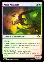 Aerie Auxiliary\nModern Horizons 3\nSingle\nMagic The Gathering