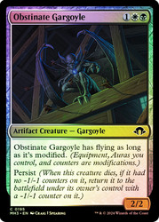 Obstinate Gargoyle\nModern Horizons 3\nSingle\nMagic The Gathering