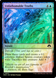 Unfathomable Truths\nModern Horizons 3\nSingle\nMagic The Gathering