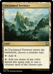 Unclaimed Territory\nModern Horizons 3 Commander\nSingle\nMagic The Gathering