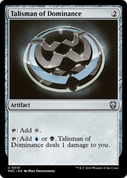 Talisman of Dominance\nModern Horizons 3 Commander\nSingle\nMagic The Gathering