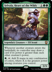 Selvala, Heart of the Wilds\nModern Horizons 3 Commander\nSingle\nMagic The Gathering