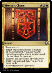 Riveteers Charm\nModern Horizons 3 Commander\nSingle\nMagic The Gathering