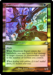 Munitions Expert (Retro Frame)\nModern Horizons - Variants\nSingle\nMagic The Gathering