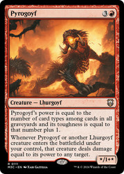 Pyrogoyf\nModern Horizons 3 Commander\nSingle\nMagic The Gathering