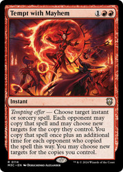 Tempt with Mayhem\nModern Horizons 3 Commander\nSingle\nMagic The Gathering