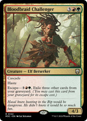 Bloodbraid Challenger\nModern Horizons 3 Commander\nSingle\nMagic The Gathering