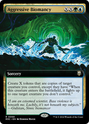 Aggressive Biomancy (Extended Art)\nModern Horizons 3 Commander - Variants\nSingle\nMagic The Gathering