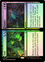 Find // Finality (Ripple Foil)\nModern Horizons 3 Commander - Alternate Foil\nSingle\nMagic The Gathering