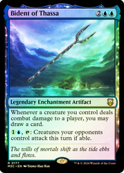 Bident of Thassa (Ripple Foil)\nModern Horizons 3 Commander - Alternate Foil\nSingle\nMagic The Gathering