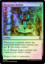 Decoction Module (Ripple Foil)\nModern Horizons 3 Commander - Alternate Foil\nSingle\nMagic The Gathering