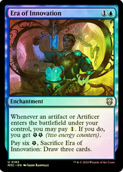 Era of Innovation (Ripple Foil)\nModern Horizons 3 Commander - Alternate Foil\nSingle\nMagic The Gathering