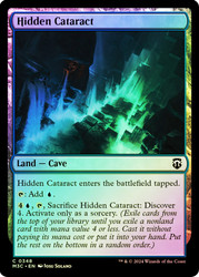 Hidden Cataract (Ripple Foil)\nModern Horizons 3 Commander - Alternate Foil\nSingle\nMagic The Gathering