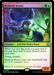 Hydroid Krasis (Ripple Foil)\nModern Horizons 3 Commander - Alternate Foil\nSingle\nMagic The Gathering