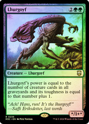Lhurgoyf (Ripple Foil)\nModern Horizons 3 Commander - Alternate Foil\nSingle\nMagic The Gathering