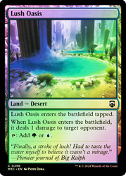 Lush Oasis (Ripple Foil)\nModern Horizons 3 Commander - Alternate Foil\nSingle\nMagic The Gathering