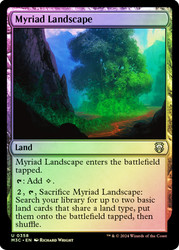 Myriad Landscape (Ripple Foil)\nModern Horizons 3 Commander - Alternate Foil\nSingle\nMagic The Gathering