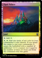 Opal Palace (Ripple Foil)\nModern Horizons 3 Commander - Alternate Foil\nSingle\nMagic The Gathering