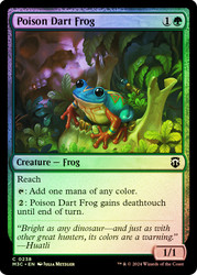 Poison Dart Frog (Ripple Foil)\nModern Horizons 3 Commander - Alternate Foil\nSingle\nMagic The Gathering
