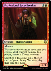 Professional Face-Breaker (Ripple Foil)\nModern Horizons 3 Commander - Alternate Foil\nSingle\nMagic The Gathering