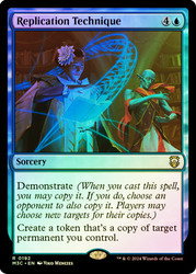 Replication Technique (Ripple Foil)\nModern Horizons 3 Commander - Alternate Foil\nSingle\nMagic The Gathering