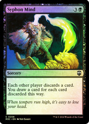 Syphon Mind (Ripple Foil)\nModern Horizons 3 Commander - Alternate Foil\nSingle\nMagic The Gathering