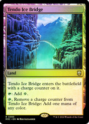 Tendo Ice Bridge (Ripple Foil)\nModern Horizons 3 Commander - Alternate Foil\nSingle\nMagic The Gathering