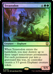 Terastodon (Ripple Foil)\nModern Horizons 3 Commander - Alternate Foil\nSingle\nMagic The Gathering