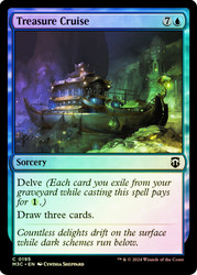 Treasure Cruise (Ripple Foil)\nModern Horizons 3 Commander - Alternate Foil\nSingle\nMagic The Gathering