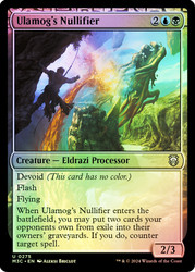 Ulamog's Nullifier (Ripple Foil)\nModern Horizons 3 Commander - Alternate Foil\nSingle\nMagic The Gathering