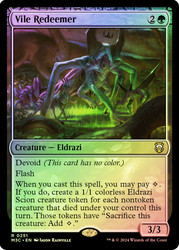 Vile Redeemer (Ripple Foil)\nModern Horizons 3 Commander - Alternate Foil\nSingle\nMagic The Gathering