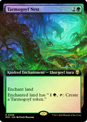 Tarmogoyf Nest (Extended Art) (Ripple Foil)\nModern Horizons 3 Commander - Alternate Foil Variants\nSingle\nMagic The Gathering