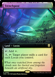 Trenchpost (Extended Art) (Ripple Foil)\nModern Horizons 3 Commander - Alternate Foil Variants\nSingle\nMagic The Gathering