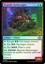 Bespoke Battlewagon (Ripple Foil)\nModern Horizons 3 - Alternate Foil\nSingle\nMagic The Gathering