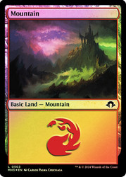 Mountain (#503) (Ripple Foil)\nModern Horizons 3 - Alternate Foil\nSingle\nMagic The Gathering
