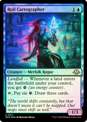 Roil Cartographer (Ripple Foil)\nModern Horizons 3 - Alternate Foil\nSingle\nMagic The Gathering