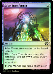 Solar Transformer (Ripple Foil)\nModern Horizons 3 - Alternate Foil\nSingle\nMagic The Gathering