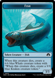 {Fish Token}\nModern Horizons 3\nSingle\nMagic The Gathering