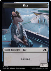 {Rat Token}\nModern Horizons 3\nSingle\nMagic The Gathering