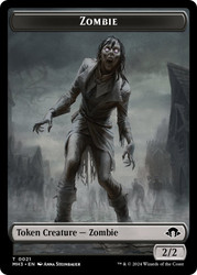 {Zombie Token}\nModern Horizons 3\nSingle\nMagic The Gathering
