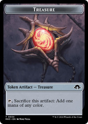 {Treasure Token}\nModern Horizons 3\nSingle\nMagic The Gathering
