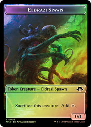 {Eldrazi Spawn Token} // {Phyrexian Golem Token}\nModern Horizons 3\nSingle\nMagic The Gathering