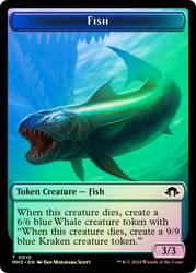 {Fish Token} // {Servo Token}\nModern Horizons 3\nSingle\nMagic The Gathering
