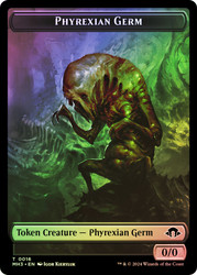 {Phyrexian Germ Token} // {Phyrexian Golem Token}\nModern Horizons 3\nSingle\nMagic The Gathering