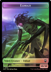{Eldrazi Token} // {Spirit Token} (Colorless) (Ripple Foil)\nModern Horizons 3 Commander - Alternate Foil\nSingle\nMagic The Gathering