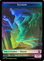 {Illusion Token} // {Servo Token} (Ripple Foil)\nModern Horizons 3 Commander - Alternate Foil\nSingle\nMagic The Gathering